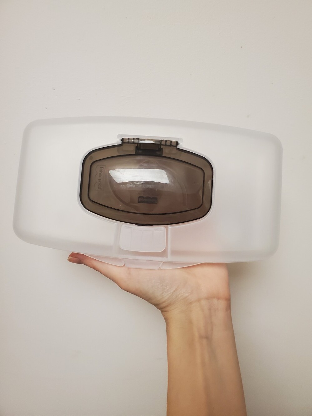 ✨Clear White Baby Wipes Storage Dispenser - Fisher Price✨